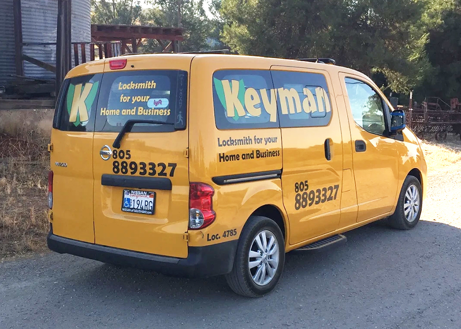 Keyman Locksmith Ventura Work Van